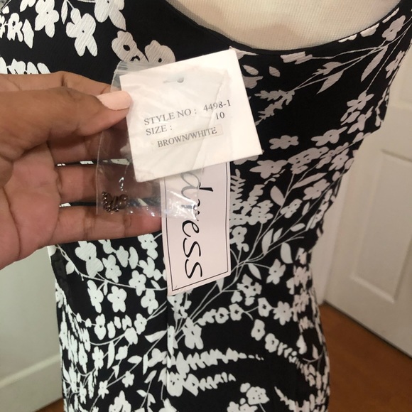 Vintage Cascade Asymmetrical Embellished Dress - Picture 12 of 15